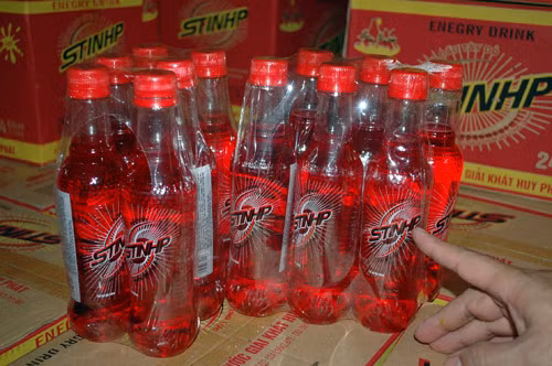 ...thành nước tăng lực.