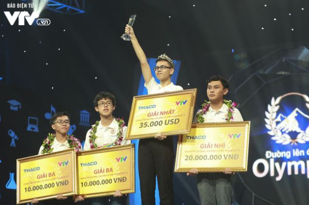 Quán quân cuộc thi Đường lên đỉnh Olympia hàng năm hầu hết là học sinh trường chuyên, ảnh chỉ mang tính chất minh họa, nguồn: VTV.vn