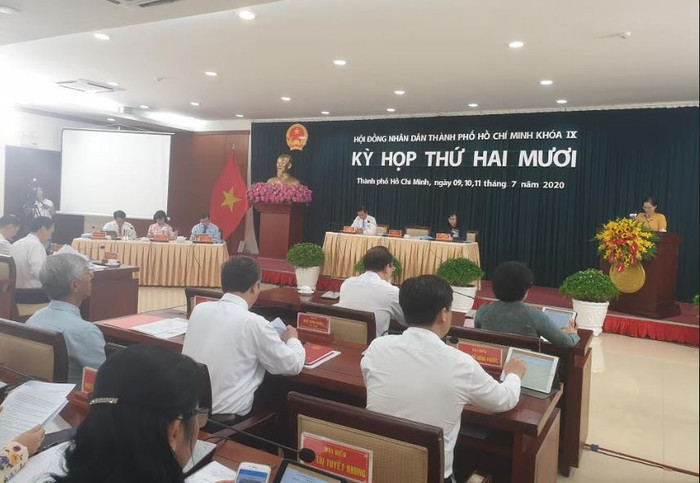 Kỳ họp thứ 20 Hội đồng nhân dân thành phố Hồ Chí Minh khóa IX, ảnh: PL. Kỳ họp thứ 20 Hội đồng nhân dân thành phố Hồ Chí Minh khóa IX, ảnh: PL.