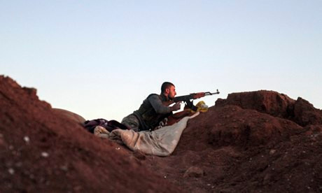 Một chiến binh người Kurd ở Đông Bắc Syria. Một chiến binh người Kurd ở Đông Bắc Syria.