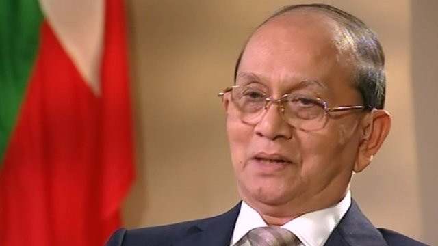 Tổng thống Myanmar U Thein Sein. Tổng thống Myanmar U Thein Sein.