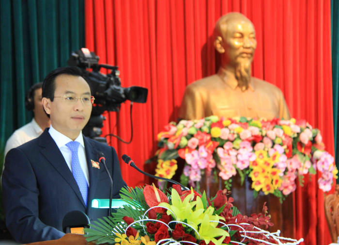 Bí thư Thành ủy - Chủ tịch HĐND TP Đà Nẵng Nguyễn Xuân Anh phát biểu tại kỳ họp lần thứ hai HĐND TP Đà Nẵng khóa IX nhiệm kỳ 2016-2021. Ảnh: Hoàng Tuấn Bí thư Thành ủy - Chủ tịch HĐND TP Đà Nẵng Nguyễn Xuân Anh phát biểu tại kỳ họp lần thứ hai HĐND TP Đà Nẵng khóa IX nhiệm kỳ 2016-2021. Ảnh: Hoàng Tuấn