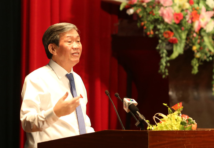 Ông Đinh Thế Huynh cho biết nếu Formosa tái phạm các cam kết thì sẽ bị đóng cửa. Ảnh: H.T