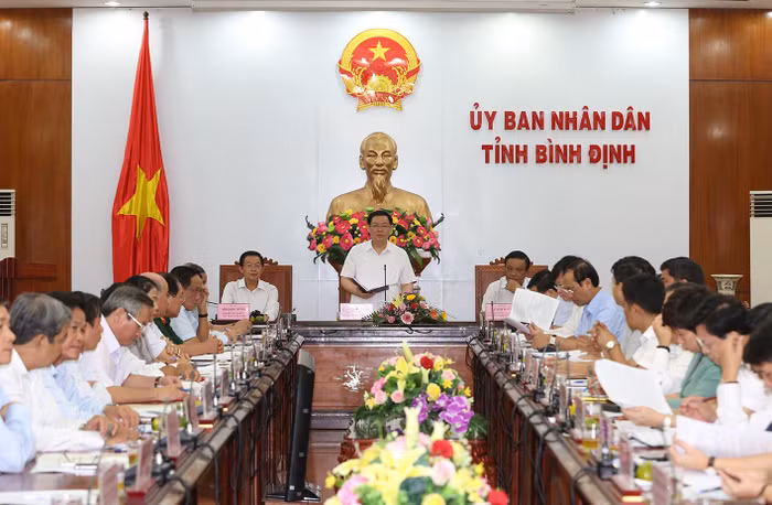 Quang cảnh buổi làm việc. Ảnh: VGP