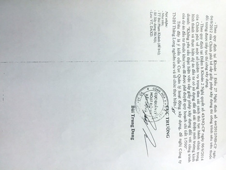 Căn cứ vào các quy định hiện hành, Bộ Xây dựng khẳng định, Công trình 17 tầng thuộc diện miễn xin giấy phép xây dựng.