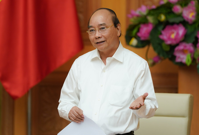 Thủ tướng phát biểu chỉ đạo tại buổi làm việc. Ảnh: VGP Thủ tướng phát biểu chỉ đạo tại buổi làm việc. Ảnh: VGP