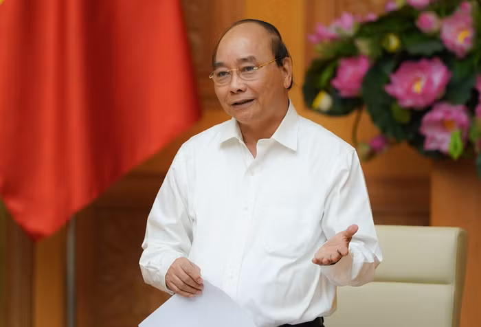 Thủ tướng phát biểu chỉ đạo tại buổi làm việc. Ảnh: VGP