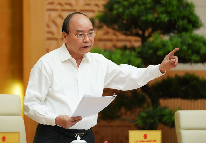 Thủ tướng phát biểu tại hội nghị. Ảnh: VGP Thủ tướng phát biểu tại hội nghị. Ảnh: VGP