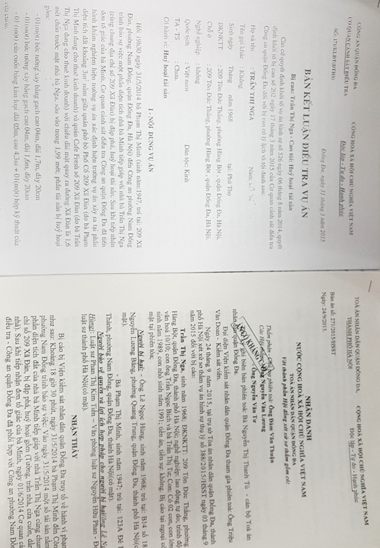 Các cơ quan tiến hành tố tụng quận Đống Đa không những bỏ lọt tội phạm mà còn định sai tội trạng bị cáo so với bản chất vụ án, Tòa án nhân dân TP. Hà Nội đã Hủy bản án yêu cầu điều tra lại.