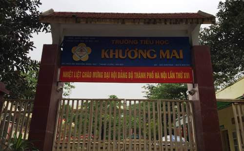 Trường tiểu học Khương Mai. Ảnh: Phan Thiên