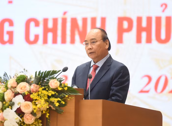 Thủ tướng phát biểu. Ảnh: VGP