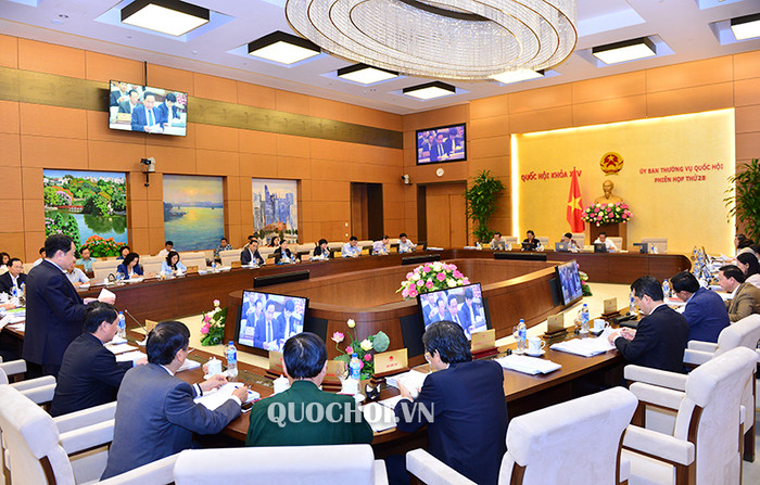 Ủy ban Thường vụ Quốc hội họp phiên thứ 28. Ảnh: Quochoi.vn Ủy ban Thường vụ Quốc hội họp phiên thứ 28. Ảnh: Quochoi.vn