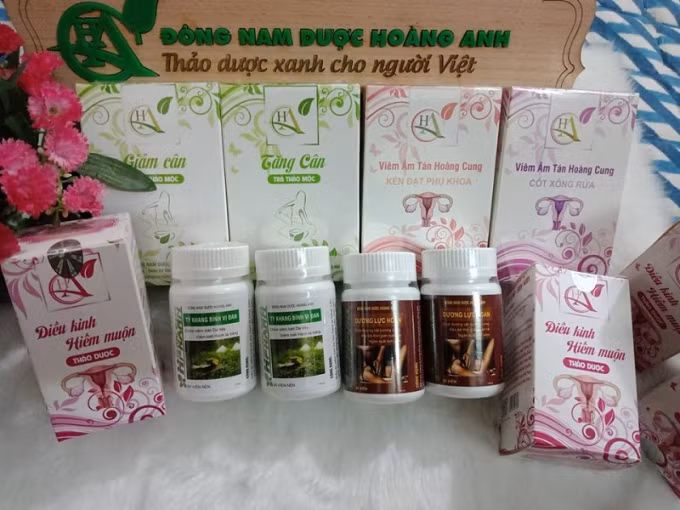 Công ty Trách nhiệm hữu hạn Đông Nam Dược Hoàng Anh bị phạt vì vi phạm quy định an toàn thực phẩm. ảnh: NM.