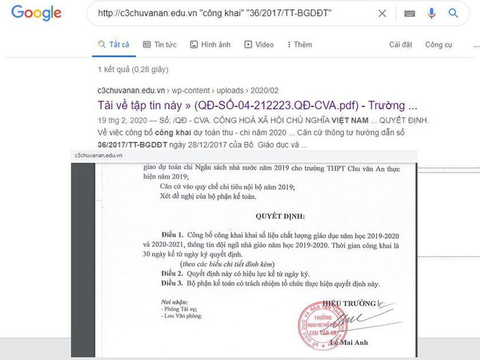 Ảnh chụp màn hình.