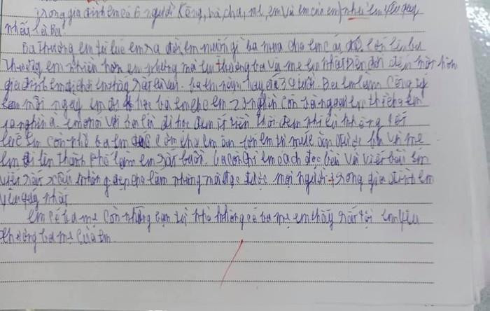 Một bài văn học trò chữ xấu, ảnh minh họa: tác giả. Một bài văn học trò chữ xấu, ảnh minh họa: tác giả.