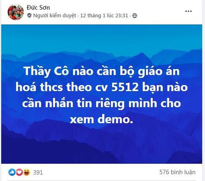 Từ trung học phổ thông đến trung học cơ sở đều có giáo án cung cấp cho các "thượng đế". (Ảnh chụp màn hình). Từ trung học phổ thông đến trung học cơ sở đều có giáo án cung cấp cho các "thượng đế". (Ảnh chụp màn hình).