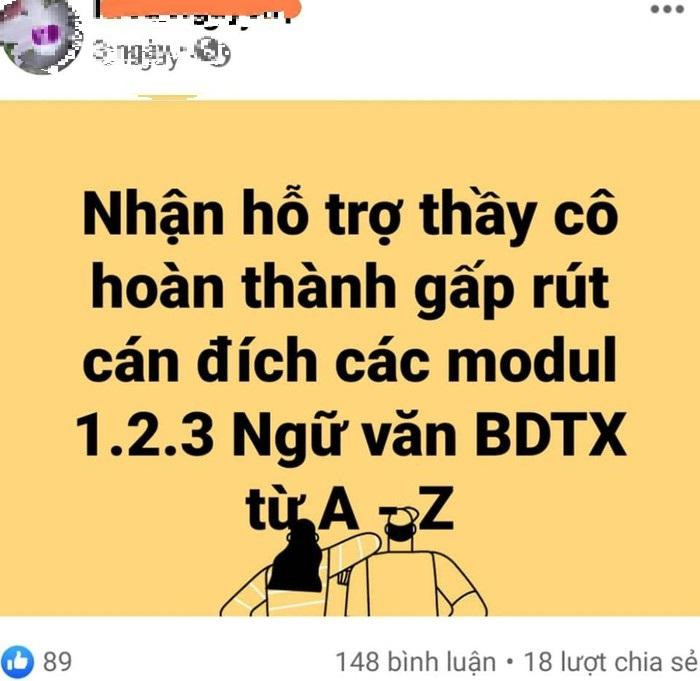 Trên mạng xã hội đang xuất hiện công khai các dịch vụ học thay (Ảnh chụp từ màn hình). Trên mạng xã hội đang xuất hiện công khai các dịch vụ học thay (Ảnh chụp từ màn hình).