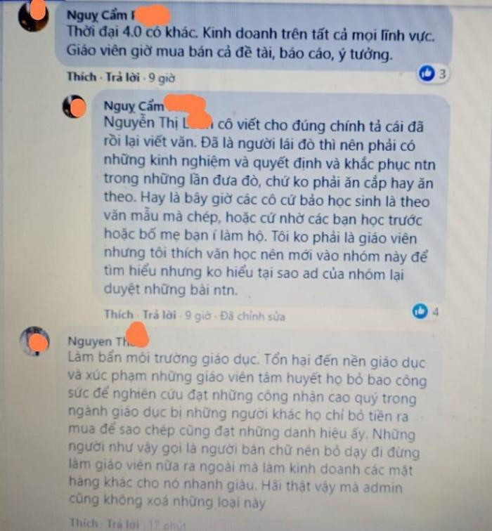 Những lời bất bình sau những status quảng cáo của người bán (Ảnh chụp từ màn hình) Những lời bất bình sau những status quảng cáo của người bán (Ảnh chụp từ màn hình)
