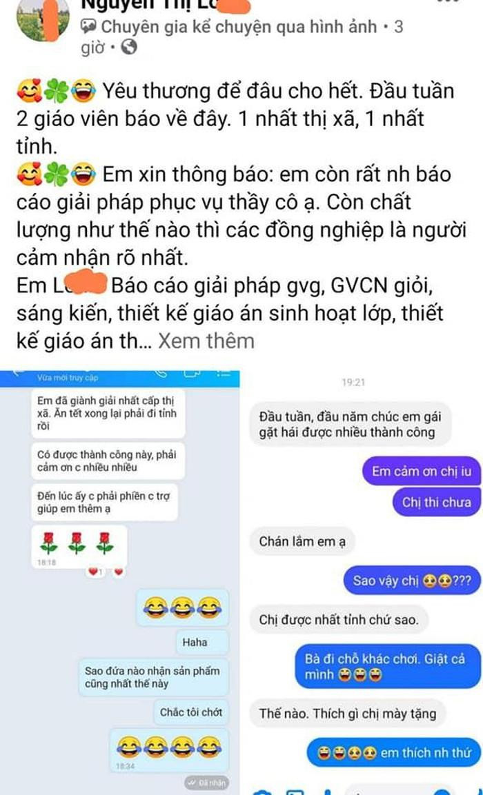 Một "nhà biên kịch" khoe trên trang facebook cá nhân (Ảnh chụp từ màn hình).