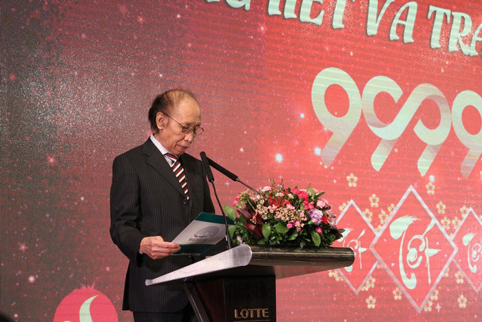 Nhà báo Phạm Huy Hoàn, Tổng Biên tập Báo điện tử Dân trí phát biểu. Ảnh: Đỗ Thơm