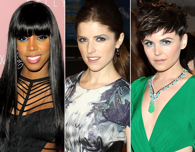 Mắt màu khói và pha tông màu xanh khiến dàn sao nữ có đôi mắt hút hồn, quyến rũ hơn, trong ảnh là ba ngôi sao: Kelly Rowland, Anna Kendrick và Ginnifer Goodwin. Mắt màu khói và pha tông màu xanh khiến dàn sao nữ có đôi mắt hút hồn, quyến rũ hơn, trong ảnh là ba ngôi sao: Kelly Rowland, Anna Kendrick và Ginnifer Goodwin.