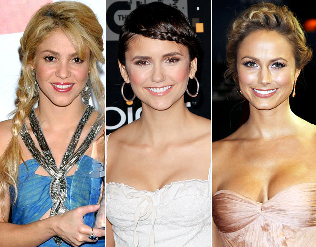 Mái tóc tết bím trở lại trong năm 2011, rất nhiều ngôi sao Shakira, Nina Dobrev và Stacy Keibler cùng gây ấn tượng với kiểu tóc tết đơn giản nhưng quyến rũ này. Mái tóc tết bím trở lại trong năm 2011, rất nhiều ngôi sao Shakira, Nina Dobrev và Stacy Keibler cùng gây ấn tượng với kiểu tóc tết đơn giản nhưng quyến rũ này.
