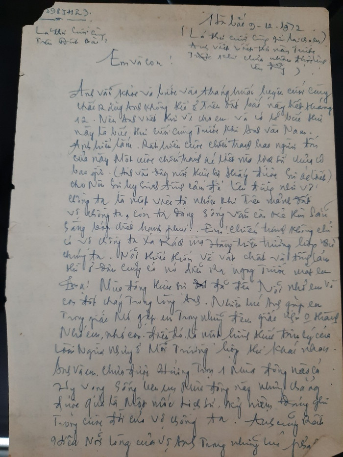 Ảnh: Gia đình cung cấp