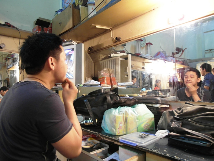 “Phương pháp” làm đẹp của anh chàng “miệng móm” Anh Vũ.