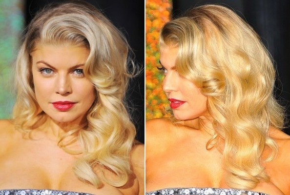 Fergie được biết đến như một cô nàng nổi loạn, nhưng khi để xõa tóc với những lọn xoăn tuyệt đẹp thì nữ ca sỹ này bỗng thật hiền dịu, quyến rũ.