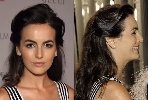 Camilla Belle trông thật sắc sảo và xinh đẹp với mái tóc cổ điển này.