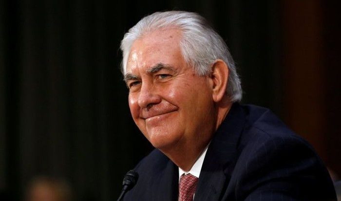 Tân Ngoại trưởng Hoa Kỳ Rex Tillerson, ảnh: Tân Hoa Xã. Tân Ngoại trưởng Hoa Kỳ Rex Tillerson, ảnh: Tân Hoa Xã.