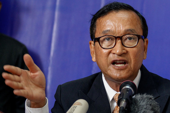 Ông Sam Rainsy, ảnh: The Cambodia Daily. Ông Sam Rainsy, ảnh: The Cambodia Daily.
