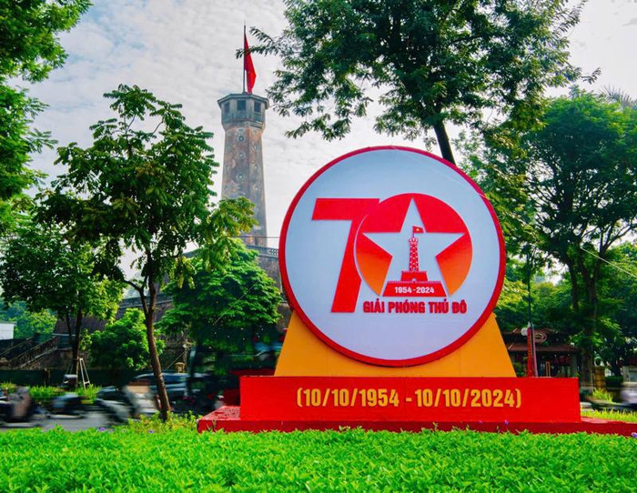 Lễ kỷ niệm 70 năm Giải phóng Thủ đô sẽ tổ chức vào 9 giờ, ngày 10/10/2024 tại Trung tâm Hội nghị Quốc gia, quận Nam Từ Liêm, Hà Nội. Ảnh minh họa: hanoi.gov.vn Lễ kỷ niệm 70 năm Giải phóng Thủ đô sẽ tổ chức vào 9 giờ, ngày 10/10/2024 tại Trung tâm Hội nghị Quốc gia, quận Nam Từ Liêm, Hà Nội. Ảnh minh họa: hanoi.gov.vn
