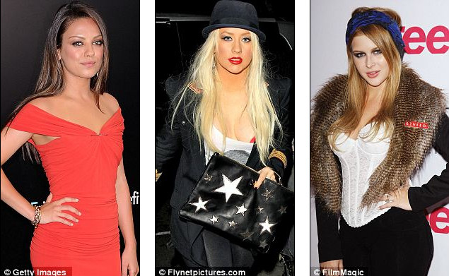 Không chỉ Scarlett Johansson, hàng loạt sao nữ Mila Kunis, Christina Aguilera và Renee Olstead cũng bị lộ ảnh nóng.