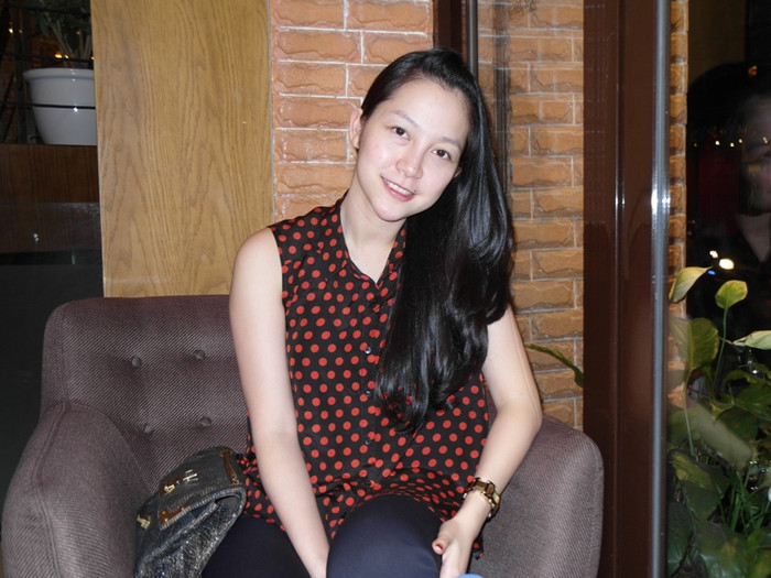 Linh Nga mặt mộc, chia sẻ hạnh phúc làm mẹ với phóng viên giaoduc.net.vn. Ảnh: Dương Cầm Linh Nga mặt mộc, chia sẻ hạnh phúc làm mẹ với phóng viên giaoduc.net.vn. Ảnh: Dương Cầm