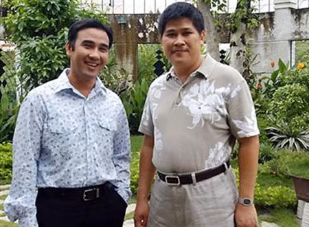 Đôi bạn thân Quyền Linh - Phước Sang.