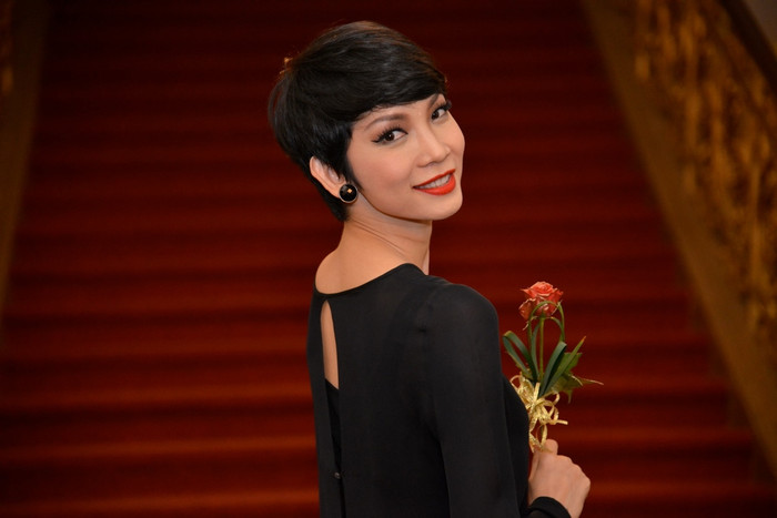 Cựu người mẫu Xuân Lan. Chị sẽ tham gia một tiểu phẩm trong liveshow của Dương Triệu Vũ.