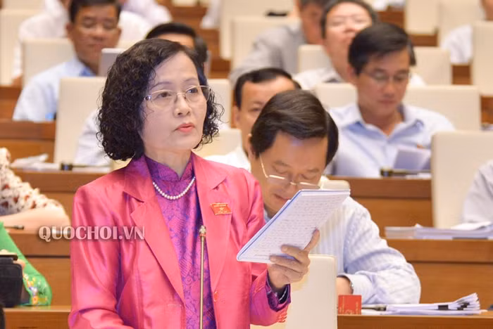 Đại biểu Quốc hội Trần Thị Quốc Khánh. Ảnh: Quochoi.vn