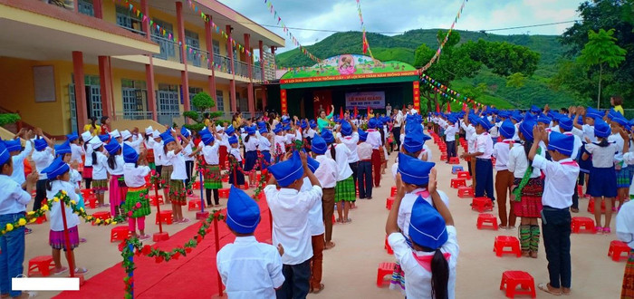 Sau những ngày vất vả, niềm vui năm học mới đã được bắt đầu.