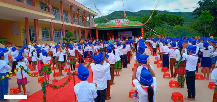 Sau những ngày vất vả, niềm vui năm học mới đã được bắt đầu.