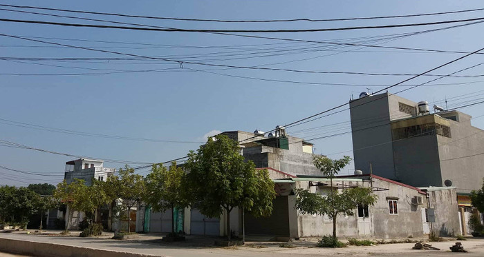 Một góc khu đất đã bị san lấp phân lô bán nền trái phép