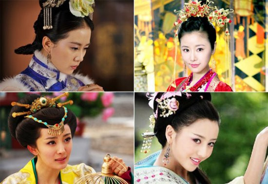 Tạo hình lung linh của họ trên các phim truyền hình cổ trang Tạo hình lung linh của họ trên các phim truyền hình cổ trang