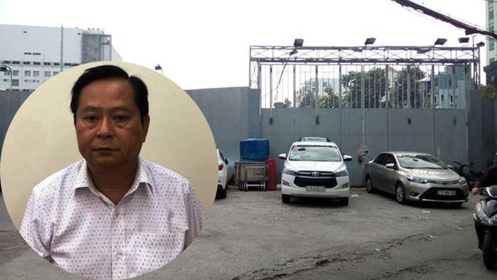 Ông Nguyễn Hữu Tín và khu đất vàng 1Bis-1Kep. (Ảnh: H.L) Ông Nguyễn Hữu Tín và khu đất vàng 1Bis-1Kep. (Ảnh: H.L)