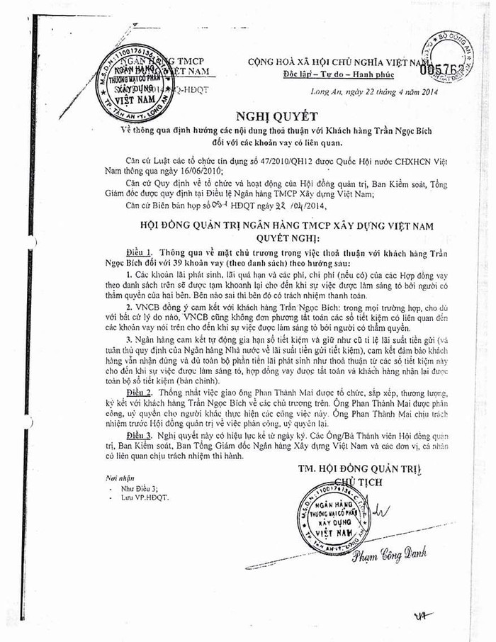 Nhiều chứng cứ buộc tội Ngân hàng Xây dựng phải có trách nhiệm với khách hàng ảnh 1