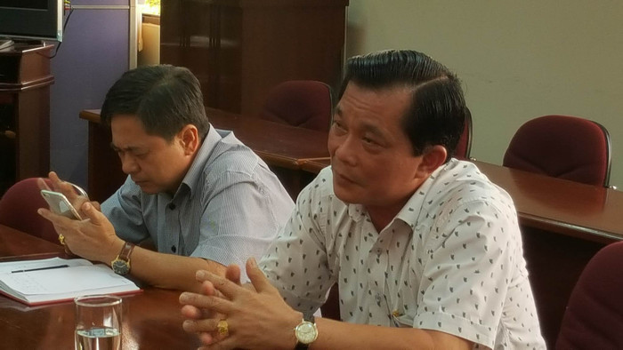 Ông Hồ Văn Lợi, Giám đốc Sở Văn hóa – Thể thao và Du Lịch tỉnh Bà Rịa – Vũng Tàu thừa nhận "Công trình xây hơn 120 tỷ đồng vắng khách quá nên muốn đưa đền thờ cô Sáu vào". Ảnh Hải Ninh. Ông Hồ Văn Lợi, Giám đốc Sở Văn hóa – Thể thao và Du Lịch tỉnh Bà Rịa – Vũng Tàu thừa nhận "Công trình xây hơn 120 tỷ đồng vắng khách quá nên muốn đưa đền thờ cô Sáu vào". Ảnh Hải Ninh.