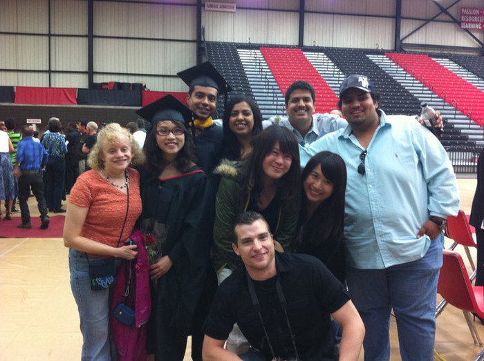 Đặng Thanh Thản trong ngày tốt nghiệp