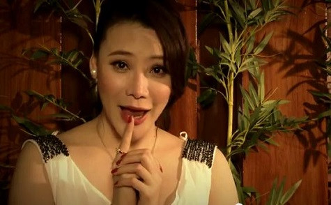 Hình ảnh Hồ Quỳnh Hương trong clip