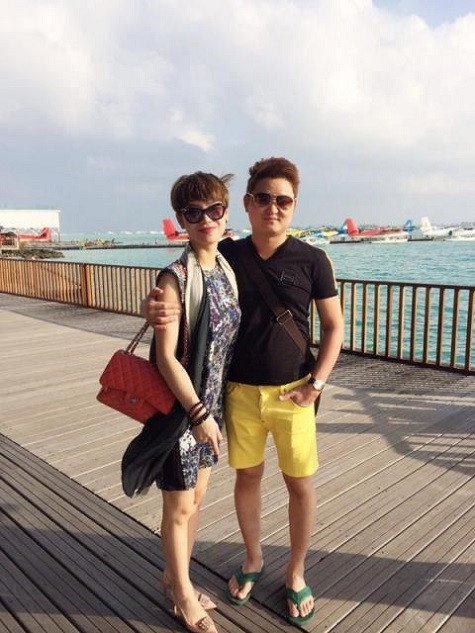 Trà My và người yêu lưu giữ khoảnh khắc ngọt ngào