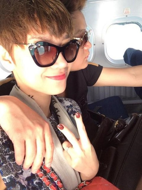 Trà My Idol hạnh phúc bên bạn trai đại gia