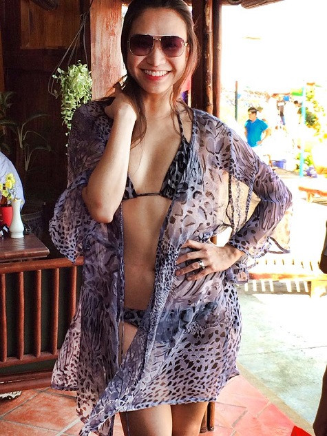 Khoe ảnh eo thon, Quỳnh Trâm đập tan tin đồn bầu bí